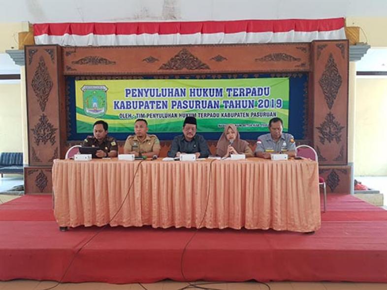 Penyuluhan Hukum Terpadu (PHT) Kecamatan Bangil, 16 September 2019