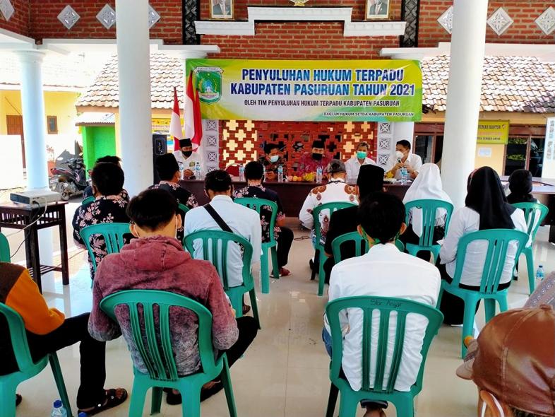 Penyuluhan Hukum Terpadu (PHT) Desa Sumberanyar Kecamatan Nguling, 24 Maret 2021