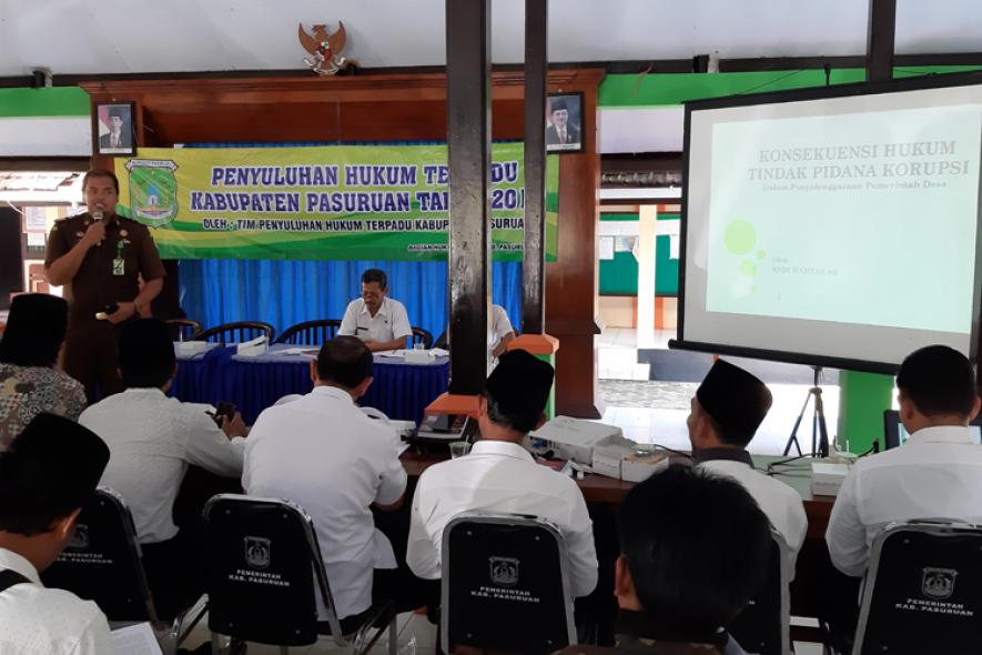 Penyuluhan Hukum Terpadu (PHT) Kecamatan rejoso, 20 Maret 2019