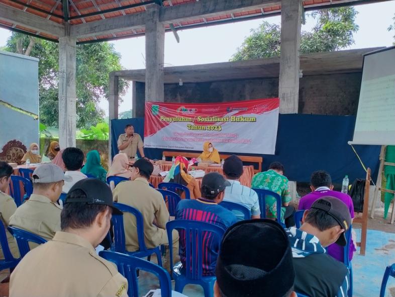 Penyuluhan/Sosialisasi Hukum Tahun 2023, Balai Desa Pajaran Kecamatan Rembang, 14 Februari 2023