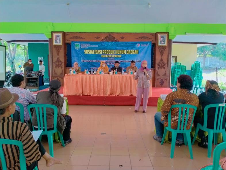Sosialisasi Produk Hukum Daerah, Pendopo Kecamatan Bangil, 12 Desember 2022