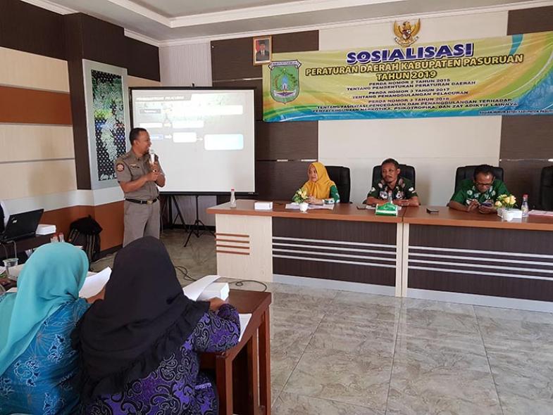 Sosialisasi Prodak Hukum Daerah Kecamatan Sukorejo, 24 Oktober 2019
