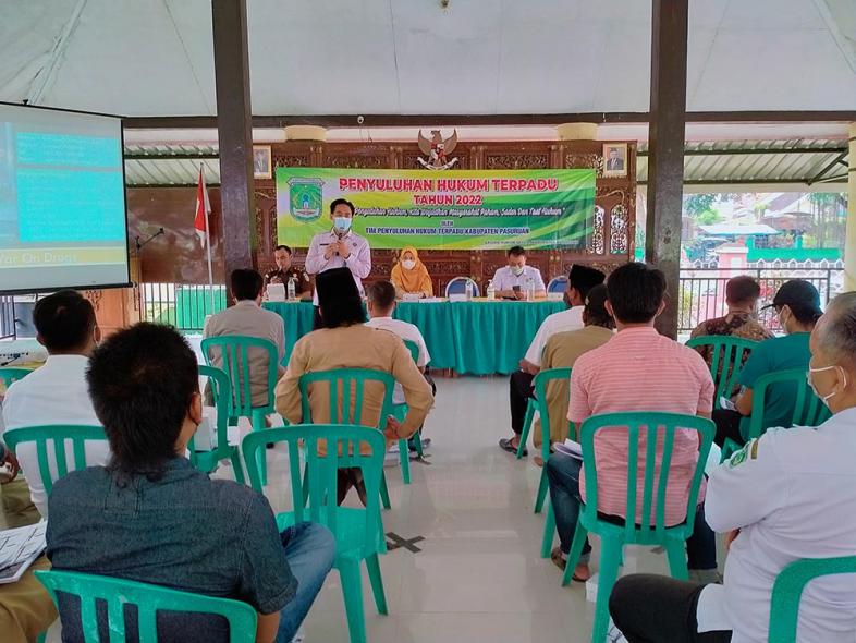 Penyuluhan Hukum Terpadu (PHT) Pendopo Kecamatan Nguling, Senin 21 Februari 2022